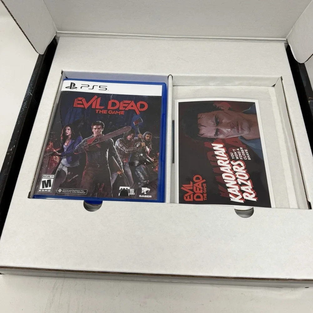 Evil Dead: The Game Collectors Edition PS5 + Bonus Shirt Incomplete